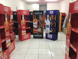 exhibidores brandiados